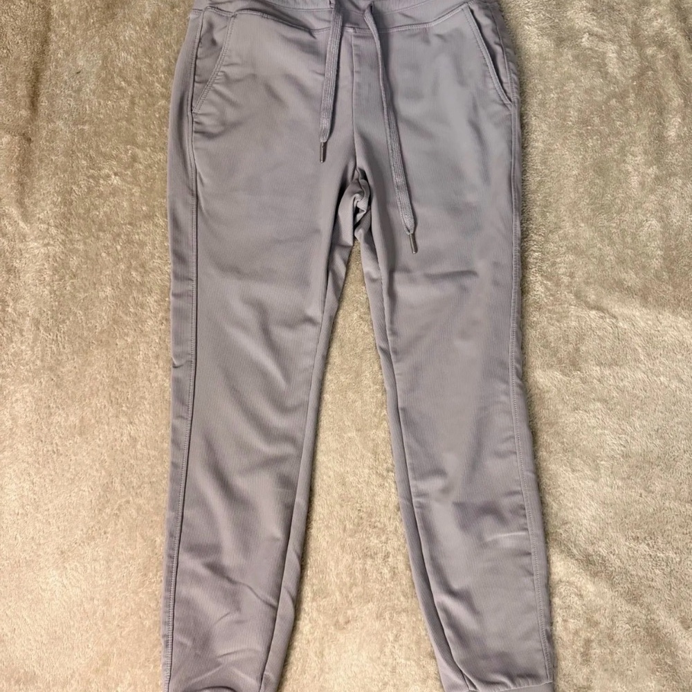 HALARA Light Gray High-Rise Drawstring Joggers - Picture 2 of 2